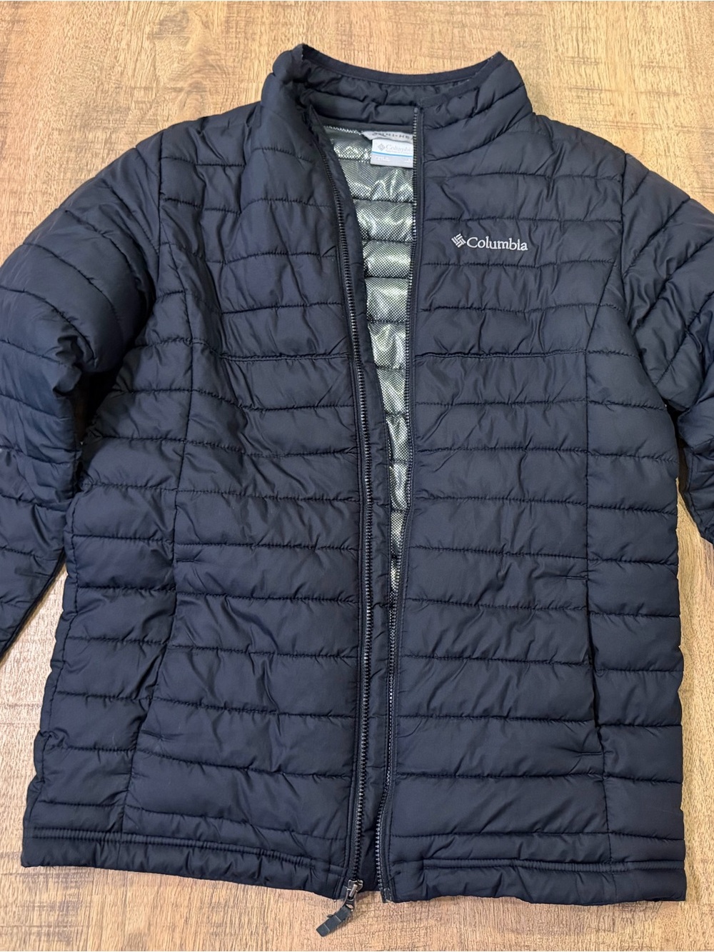 Boys Columbia Omni-Heat puffer size L 14/16 Black
